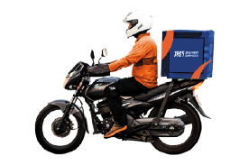 1885 branded delivery motorcycles