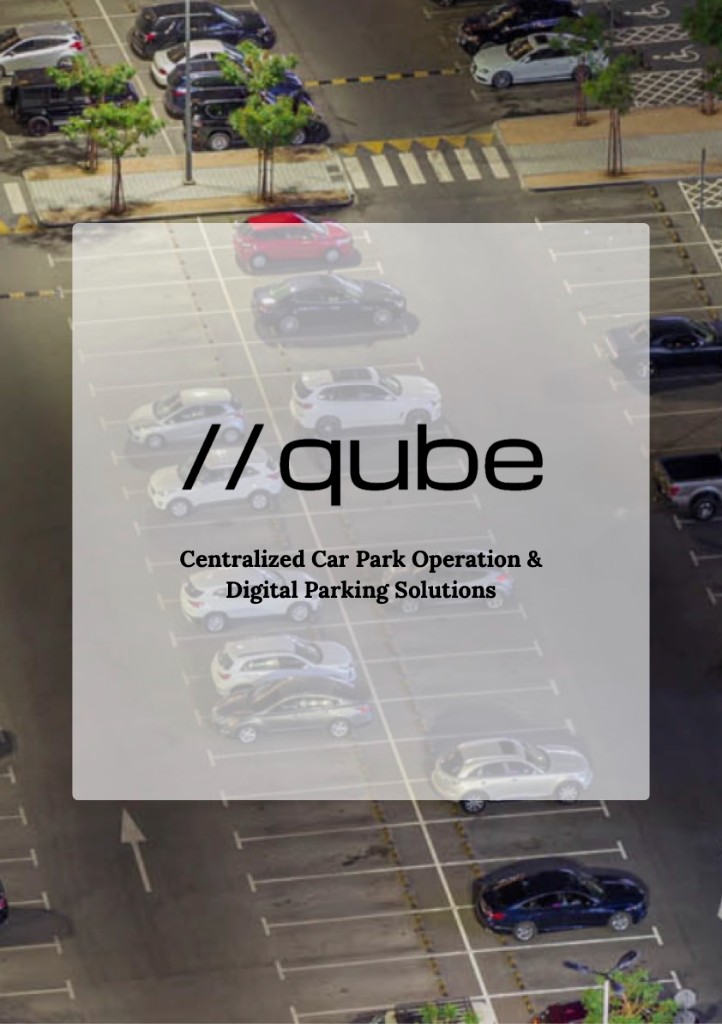 Qube mobile app — parking and facility management interface