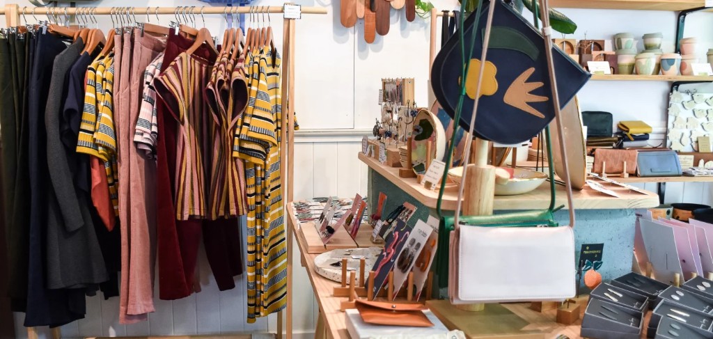 The Collective retail space with curated artisan goods